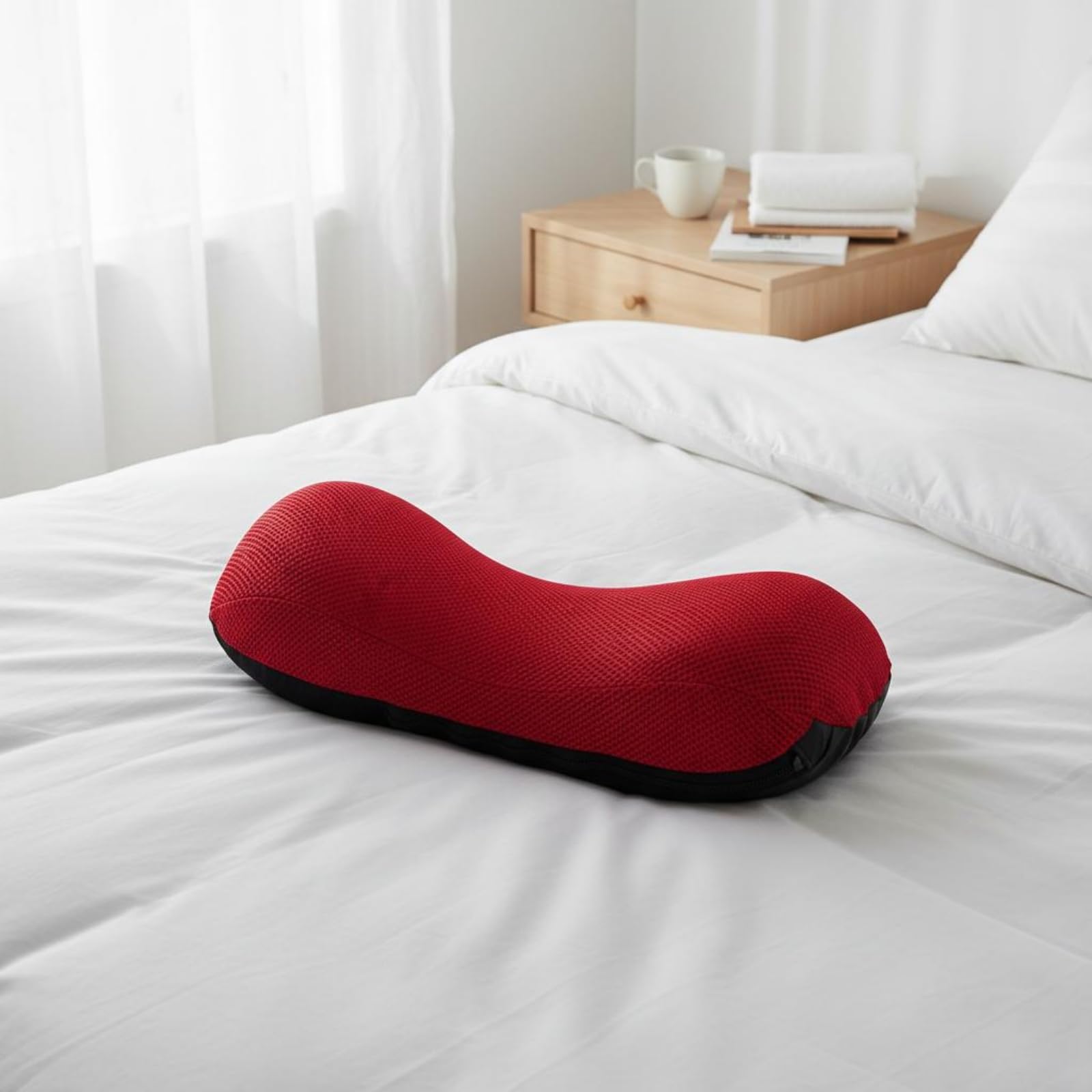 2 Pezzi Cuscino Pelvico Supporto Ergonomico Cuscino Allenamento Colonna Portatile Attrezzatura Fitness per Riabilitazione, Esercizi di Flessibilità, Blu