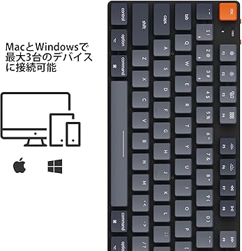 Amazon.co.jp: Keychron: K1 SE テンキーレスレイアウト