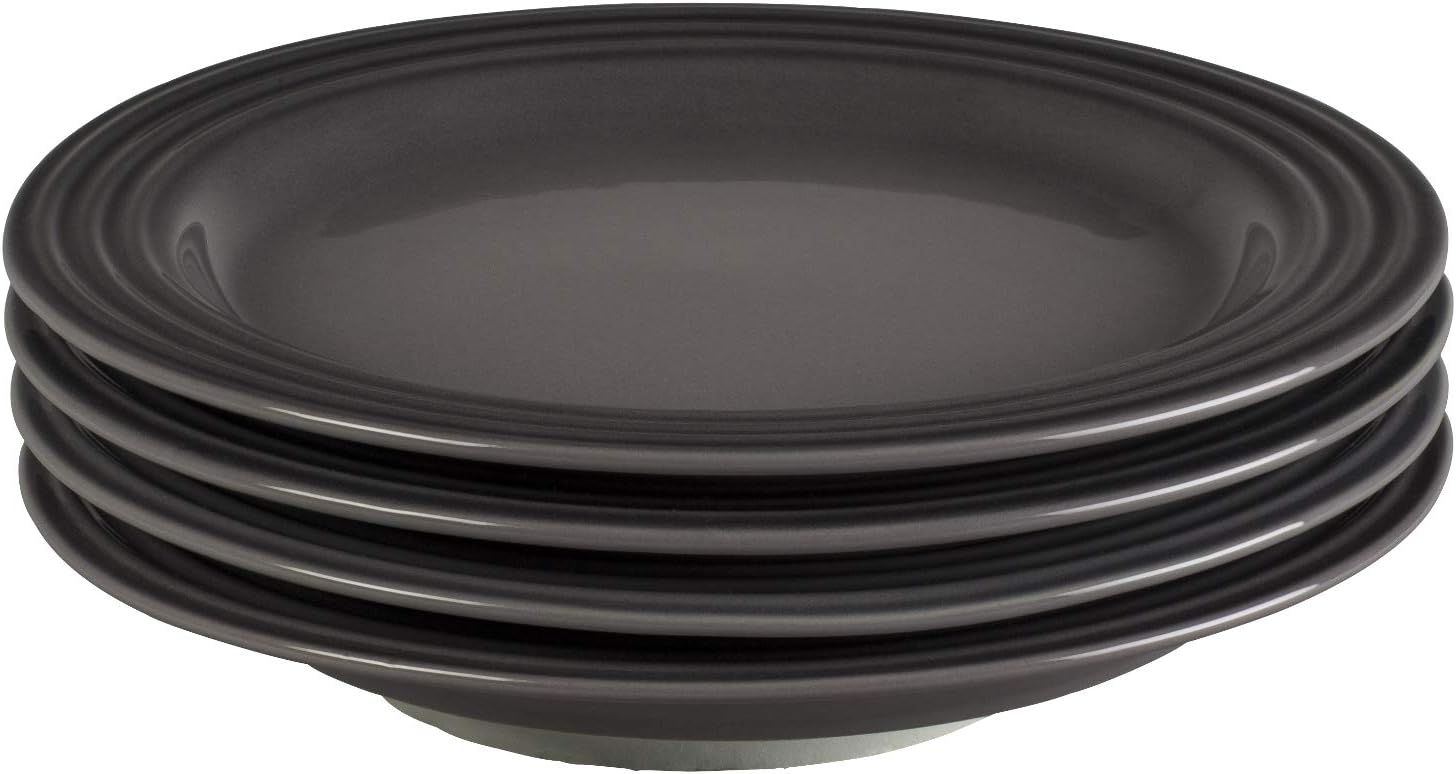 Le Creuset Stoneware Set of 4 Salad Plates, 8.5" each, Oyster