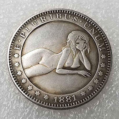 GooKit Morgan US Coins Dollars Old Coin Collecting Hobo Nickel Coin Handmade Original Crafts Hobby Collection