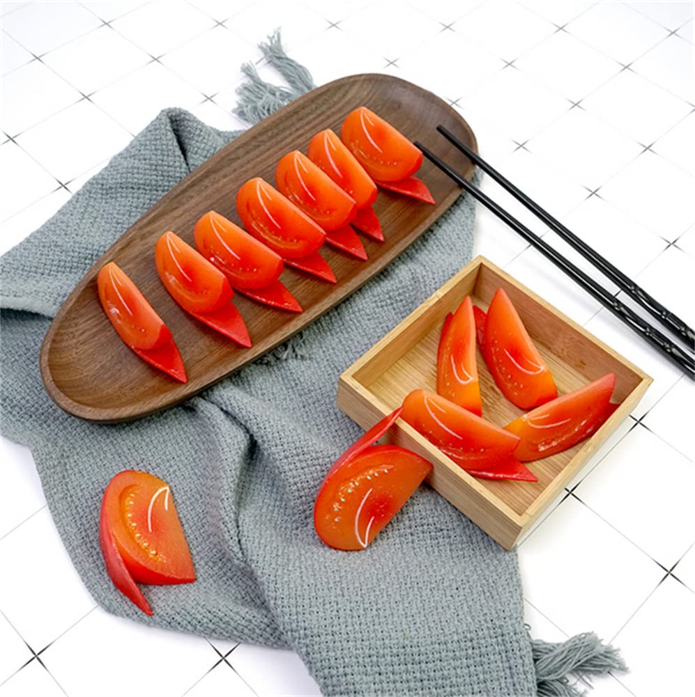 6 Stck Knstliche Tomatenscheiben  Realistische Fake Gemse Modelle Fr  Deko, Fotografie & Kche Knstliches Gemse Fotografie