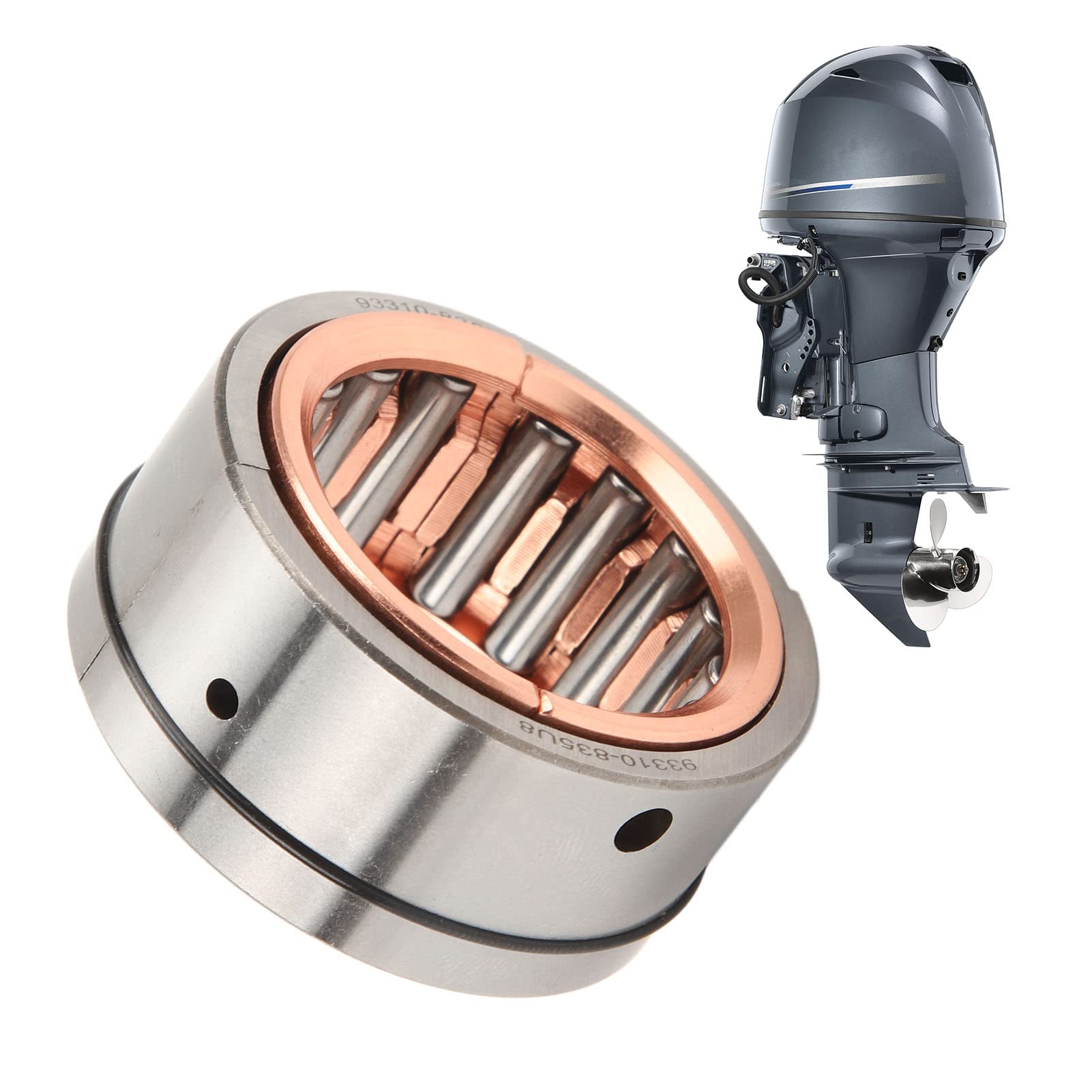 Palier Principal de Vilebrequin, Usure Réduite Palier de Butée Cylindrique Haute stabilité 93310‑835U8 pour Moteur Hors-bord