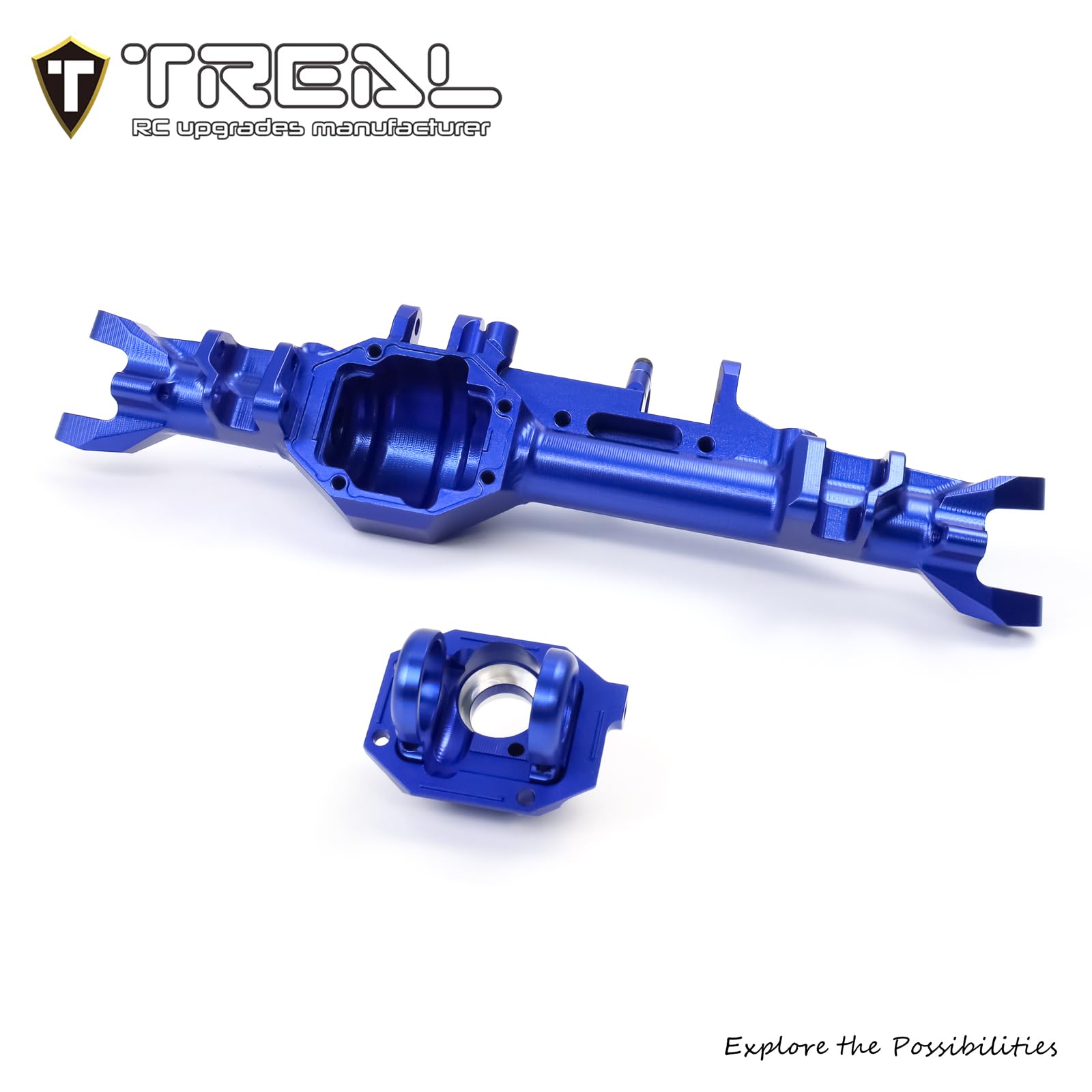 TREAL Aluminum 7075 Front Axle Housing CNC Billet Machined