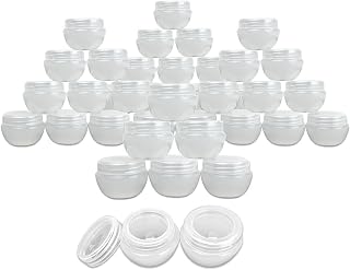 Hunky Dory Acrylic 12pcs 10Grams Unbreakable Premium Qaulity Plastic Transparent Cosmetics Shan Jar Container for Creams,L... Price In India