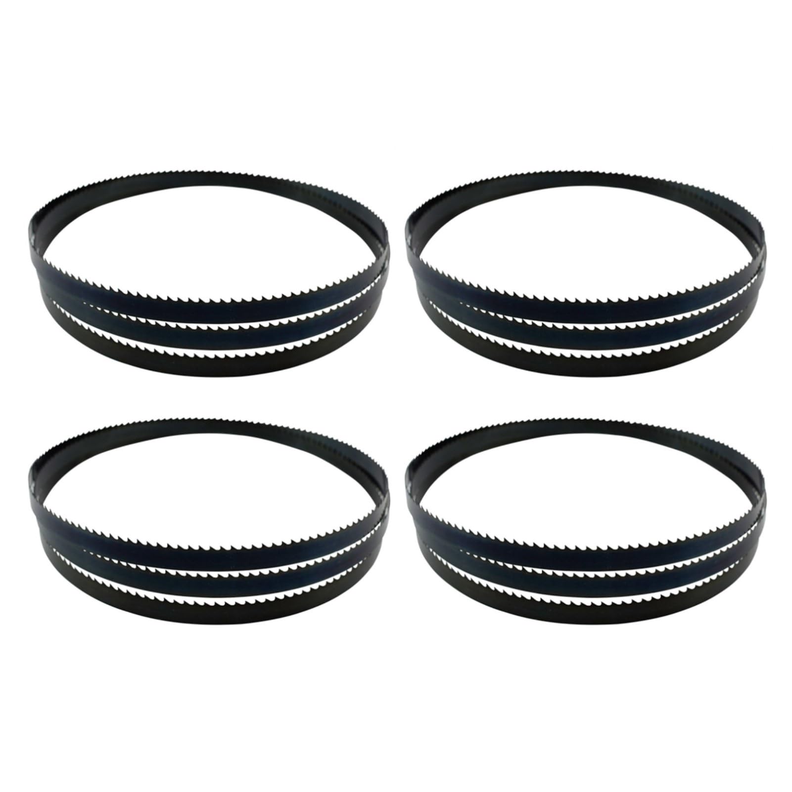Band Saw Blades, 4pcs 2490x20x0.63mm / 98"x0.8"x0.025" Bandsaw Blade 4 TPI Blades for Wood Cutting Woodworking