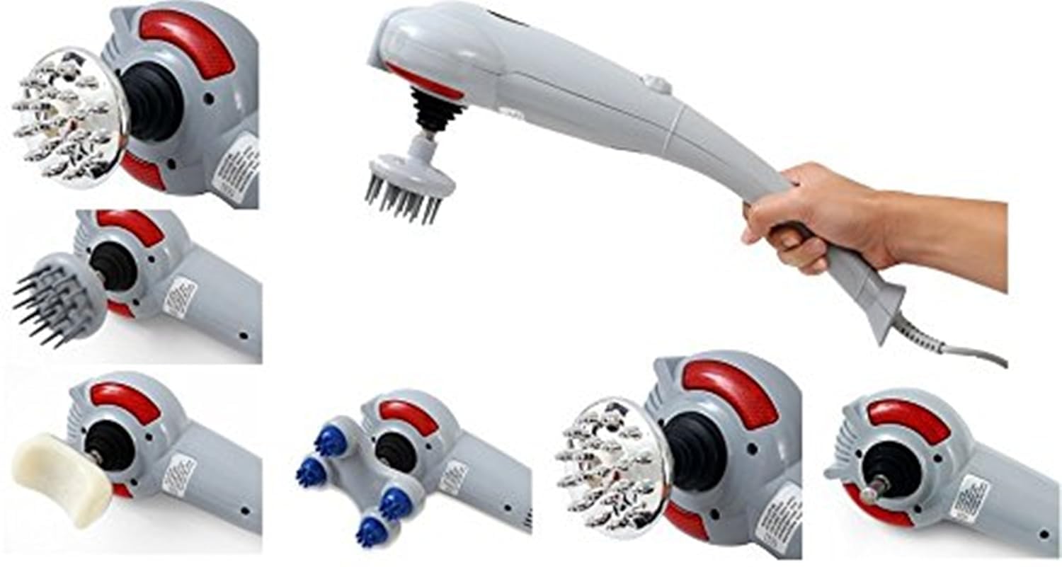 Buyntry head neck shoulder back leg foot pain relief with advance finger care massager 4