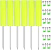 Fishing Rod Pole Holders Ground: 6pcs Rod Holders for Bank Beach Fishing Support Stand Reinforced PVC with Rod Holder Alarm Bells