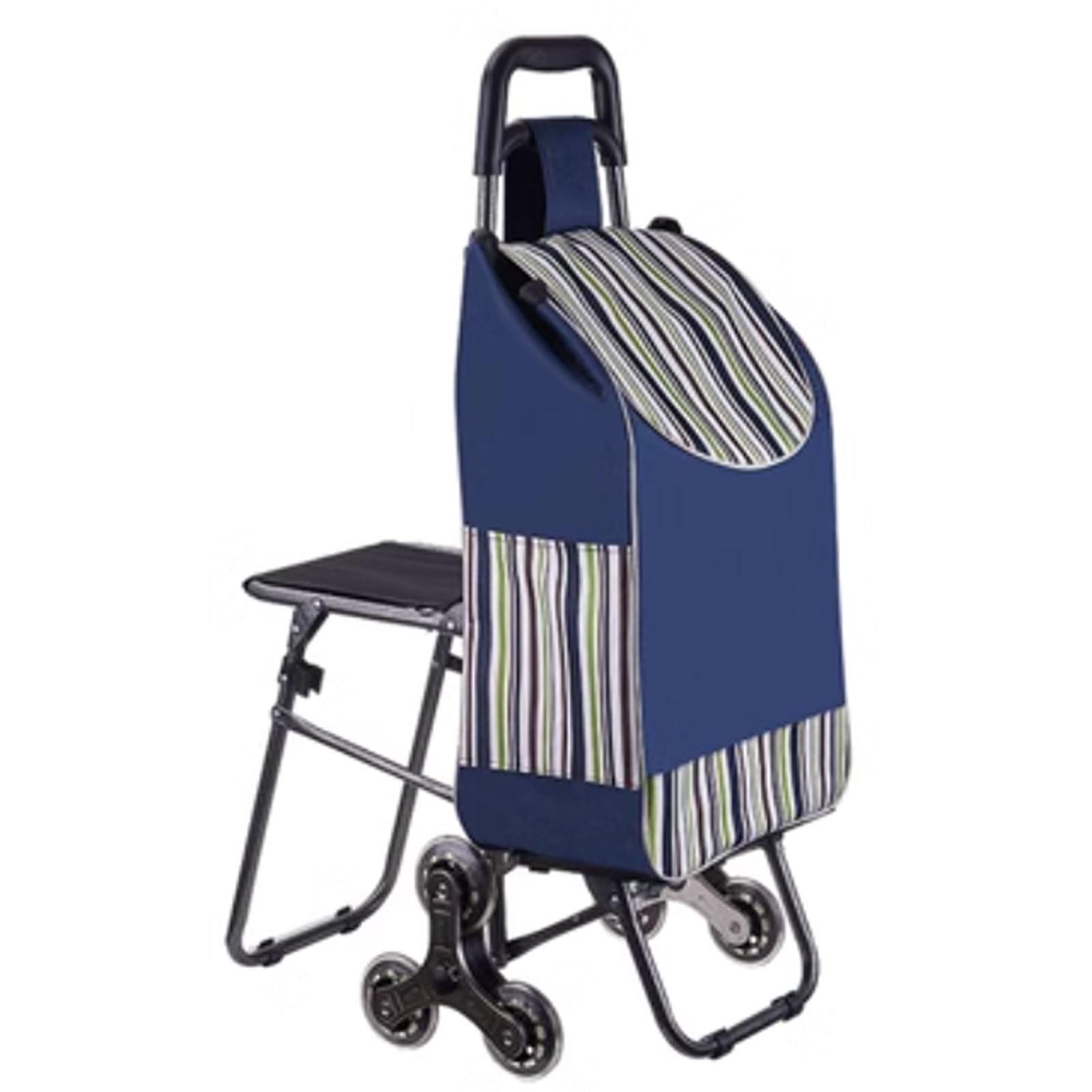 Este Carrito de Compras portátil para Subir escaleras es un Carrito de Compras Plegable de Gran Capacidad para el hogar, la Tienda o el Garaje.