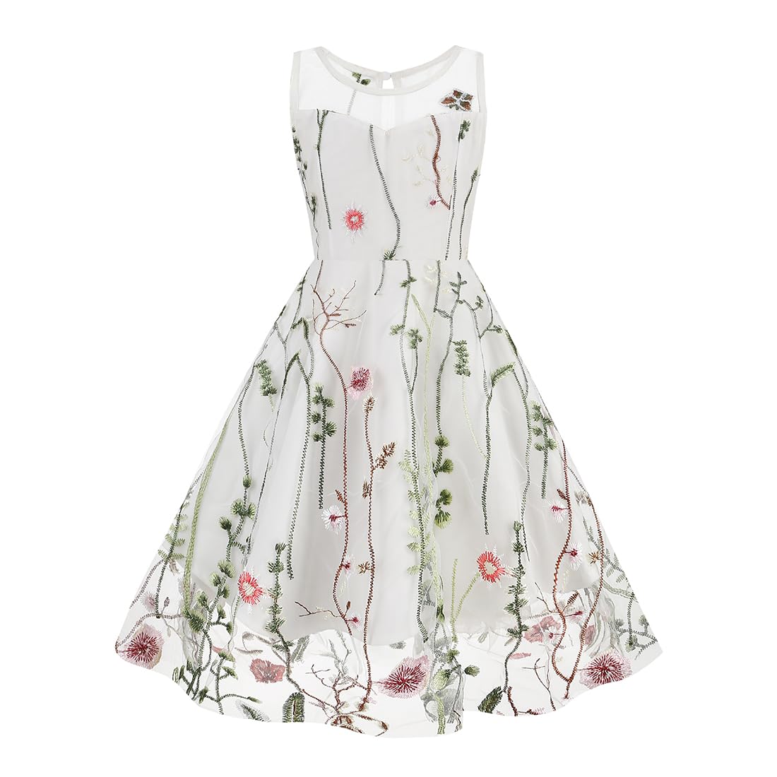 Prinzessin Floal Spitze Tüll Rückenfrei Hochzeit Blumenmädchen Kleid Junior Brautjungfer Festzug Kommunion Tanz Maxikleid