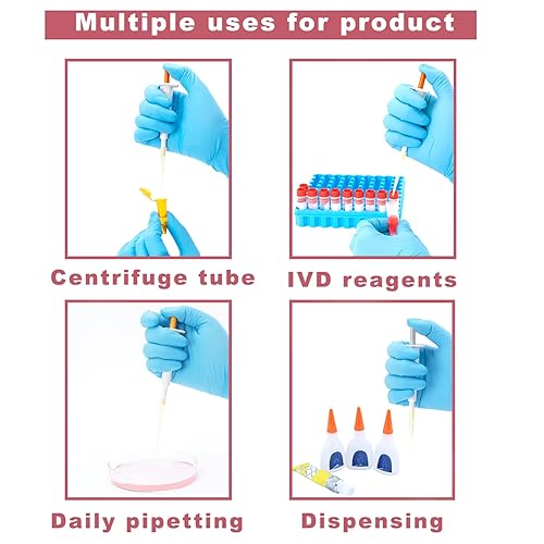 Miniatura 4 de ONiLAB Mini pipeta de volumen fijo manual de un solo canal, micro pipeta de laboratorio, volumen de micropipeta 50l naranja