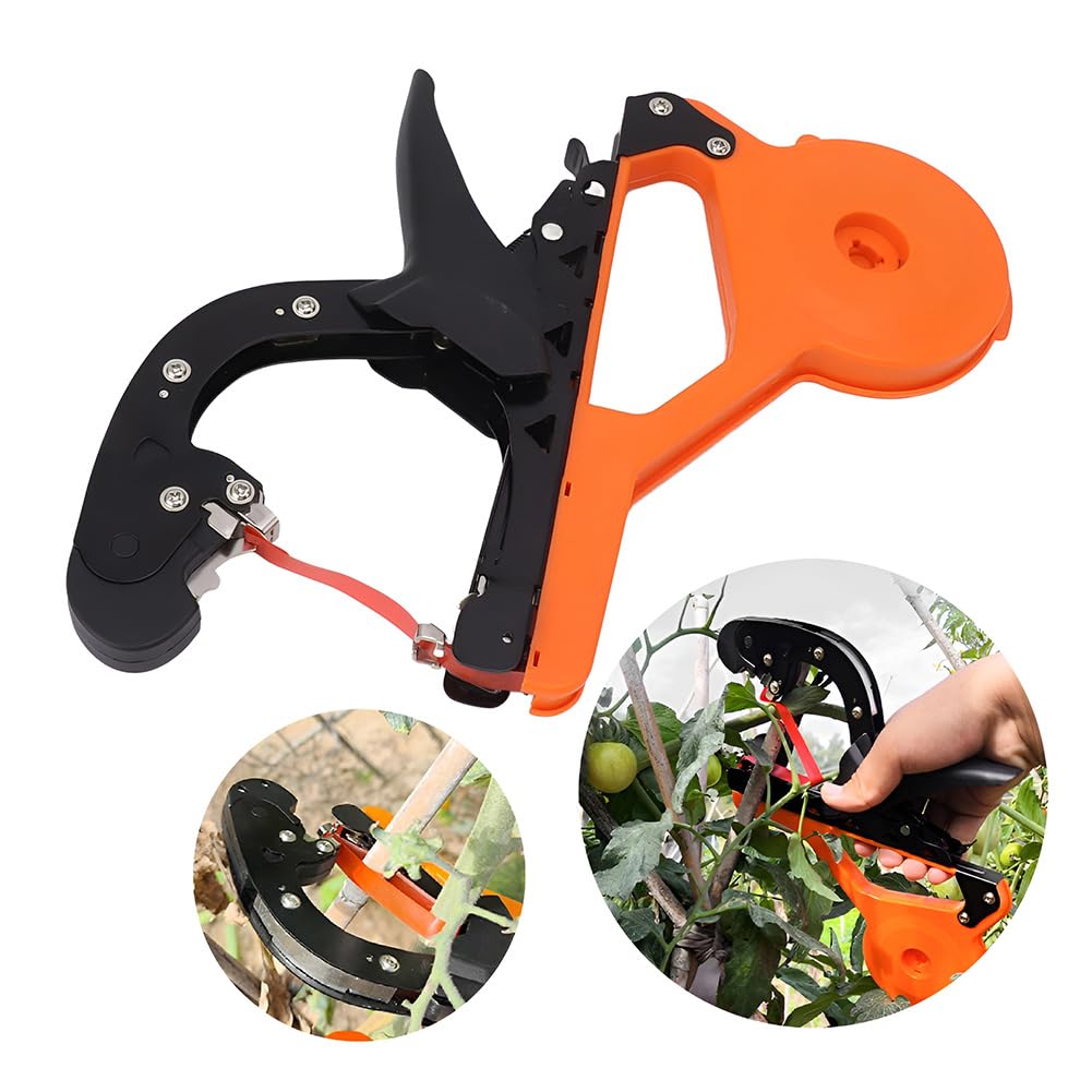 Máquina de atar de jardín inalámbrica, herramienta automática de cinta de encuadernación de vid, nudo rápido 3S para un cuidado y cosecha eficientes de las plantas, ideal para uso en viñedos y
