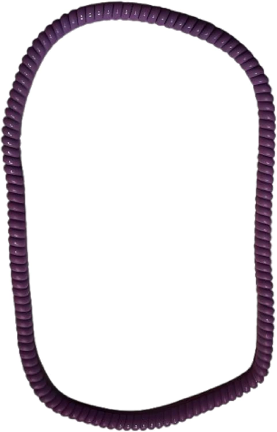 Coil Chew Necklace,Spiral Chewelry Sensory Discreet Chewlery for Adults or Kids, Autism Chew ADHD, Stim Chew Bite or Fidget Chewy Aids Help Concentration Biting (Purple)