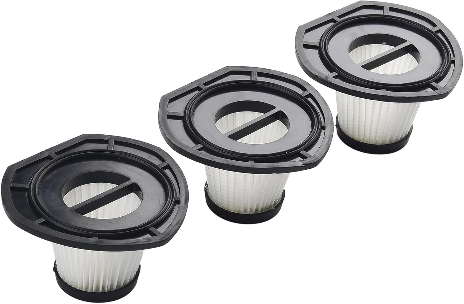 Maximize Vacuum Cleaning Performance with 3pcs Replacement Filters for R6053 Handheld Car Cordless Vacuum Cleaner