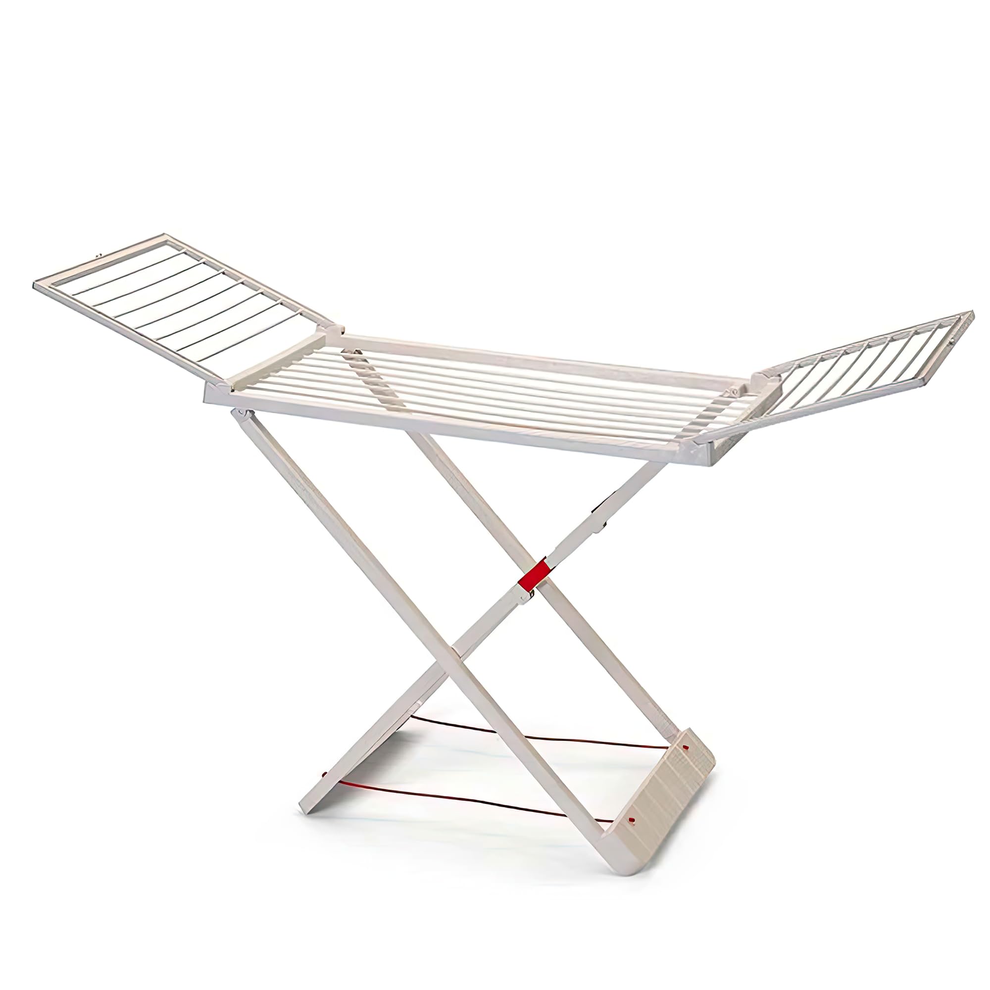 ForenTex Tendederos Plegables con alas, Hecho de Resina, Superficie de tendido 20 m, con Bloqueo de Seguridad, Resistente al Sol, Incluye 20 Pinzas (Blanco) — view 11