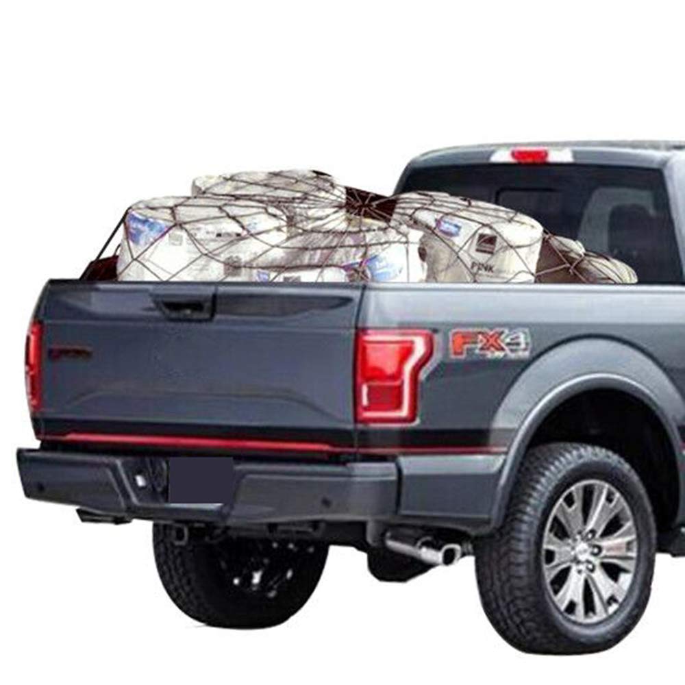 Auto Cargo Net rozciąga się przyczepa, elastyczna siateczka, Tighter Truck Bed uniwersalna torba do przechowywania bagażu, akcesoria samochodowe
