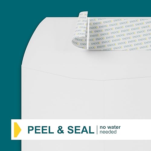 Miniatura 4 de Sobres autosellantes de 9 x 12 pulgadas, paquete de 15 sobres de correo blancos de extremo abierto para catálogos, presentaciones, documentos de