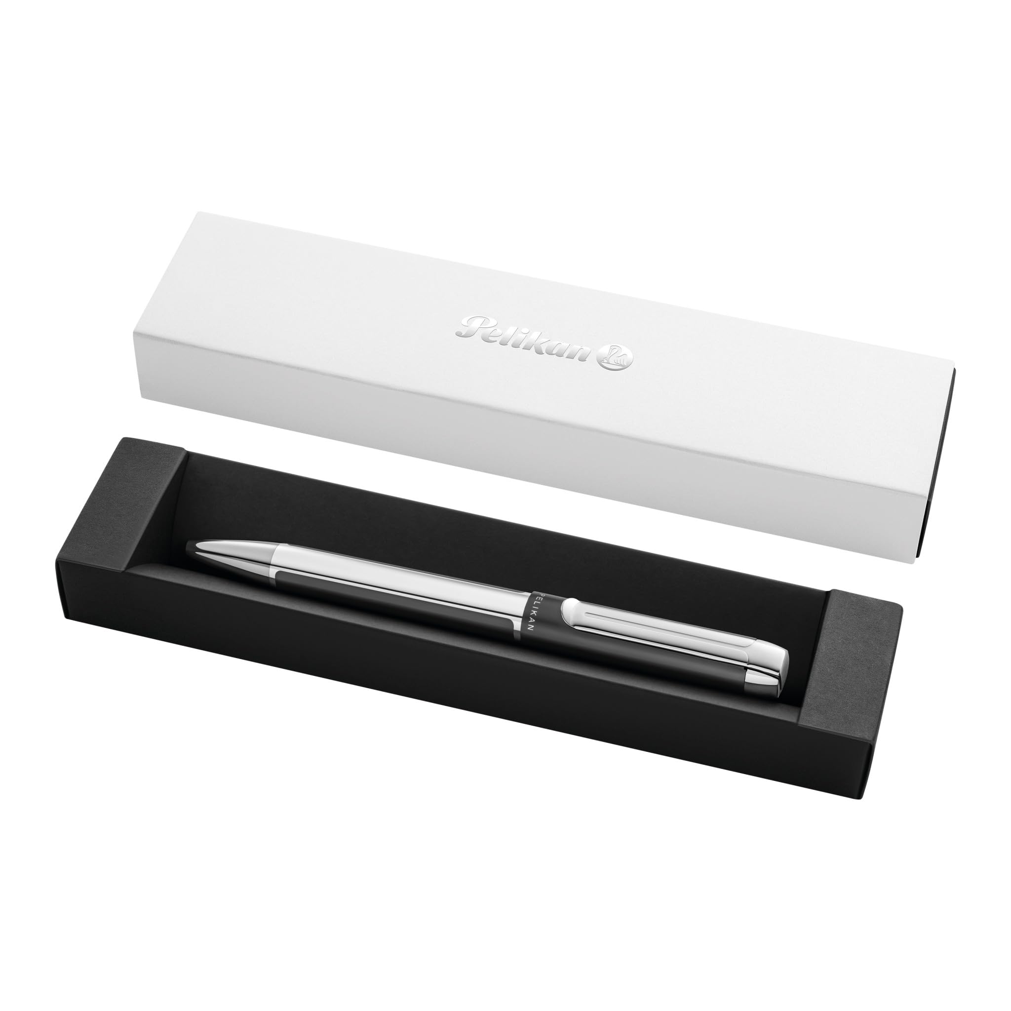 Pelikan Bolígrafo Pura® K40 con grabado de regalo, bolígrafos únicos con nombre, bolígrafo personalizado (antracita)