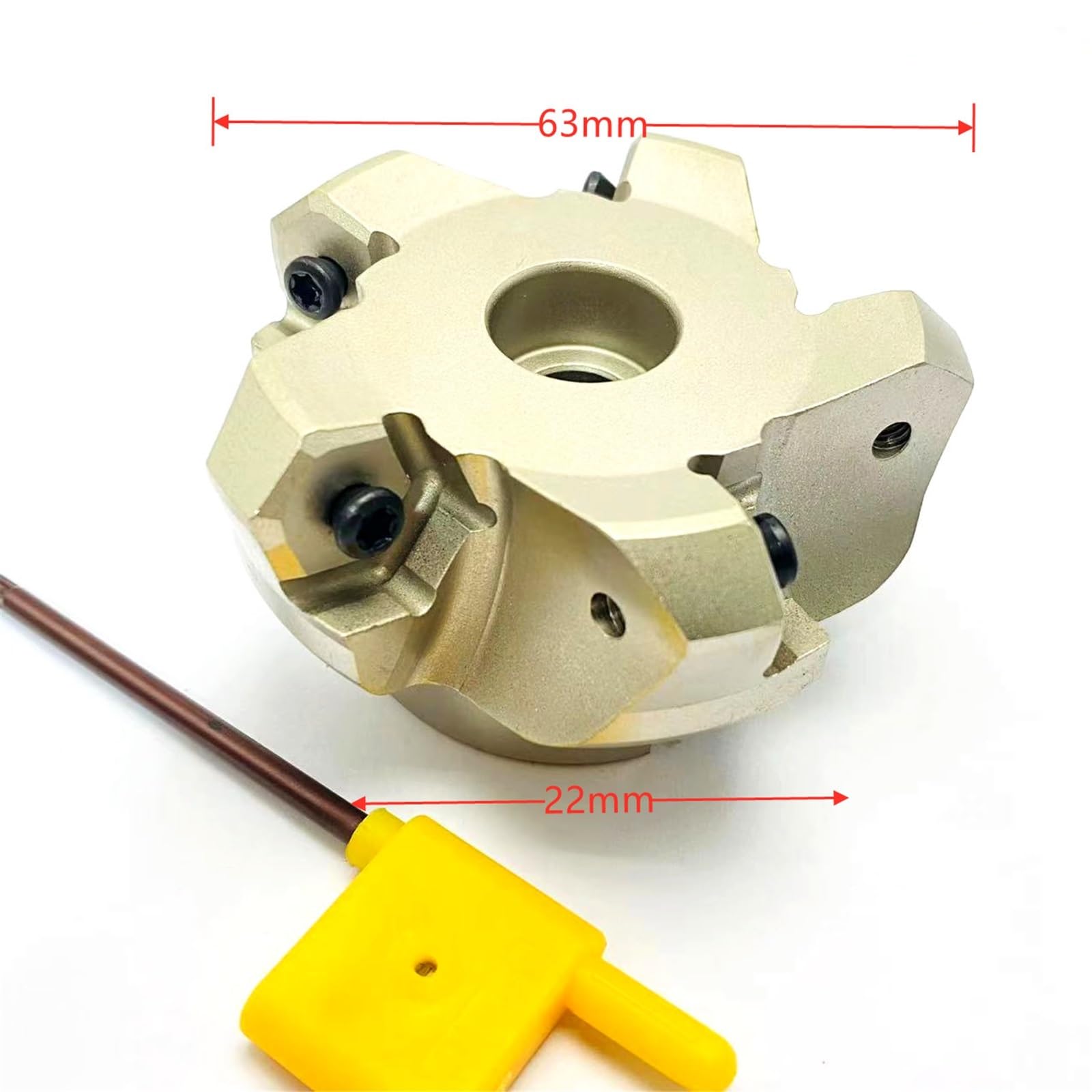 HNGX0906ANSN HNGX0945 Disco fresa ad avanzamento rapido 50mm 63mm 80mm 100mm per HNGX0906 lama in lega dura per tornio CNC a doppia faccia Utensili Per Tornio(HNGX09R-63-22-5T)