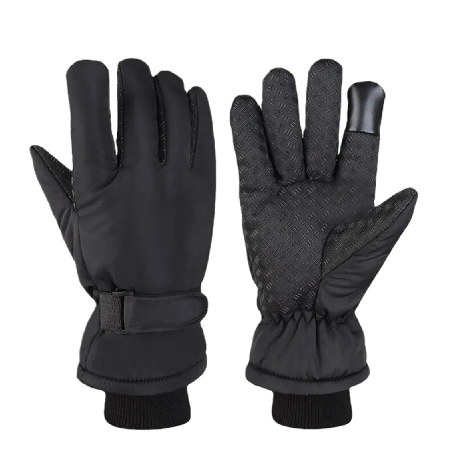 Guanti sci Guanti da sci invernali uomo impermeabili antivento for sport all'aria aperta, ciclismo, bici, moto, escursionismo, campeggio, mani calde per Esterni