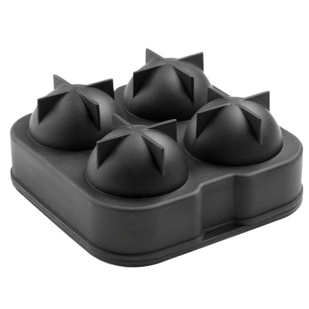 Amazon｜製氷皿 まる氷アイストレー 丸氷 4個大ボール製氷器 お茶やお