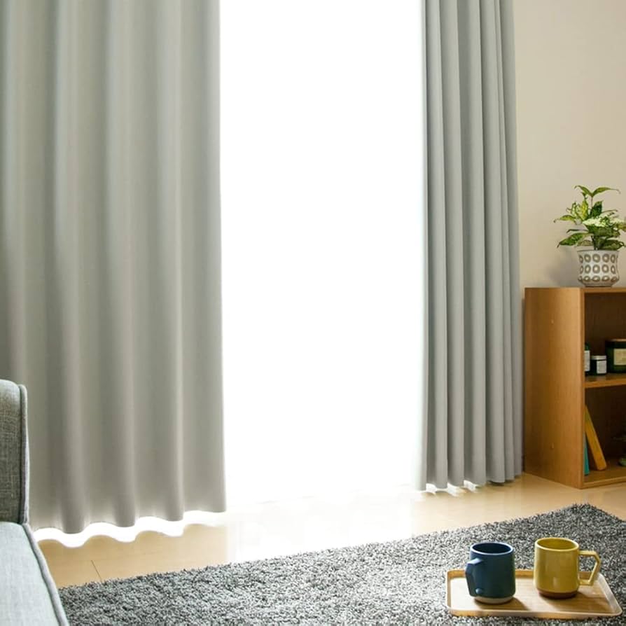 Amazon｜【Ezee】ｶｰﾃﾝｾｯﾄ 防炎加工 日本製/ﾚｰｽ:UVｶｯﾄ 外から見え