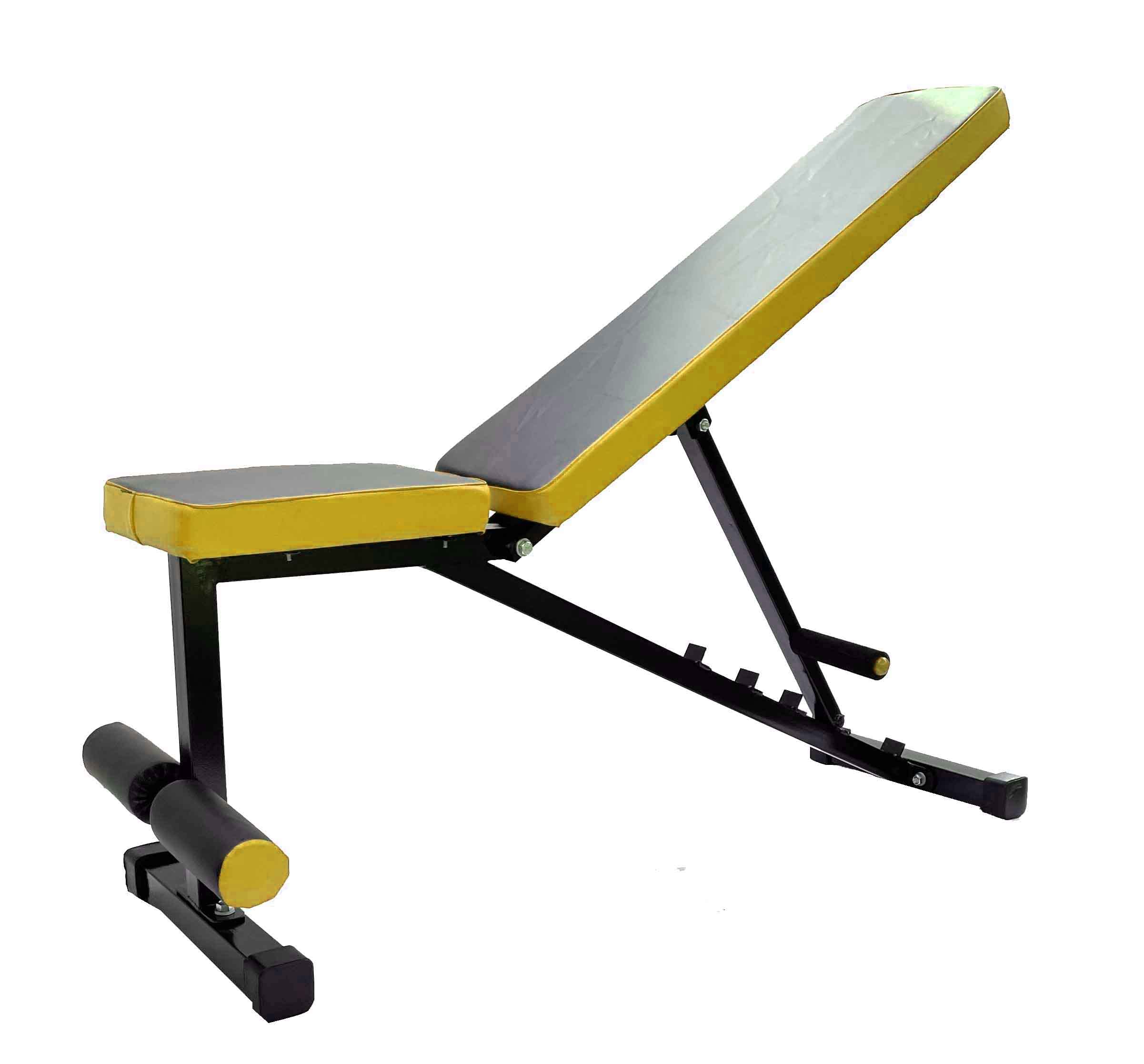 Protoner Fitness Adjustable Incline, Decline, and Flat Bench- Weight Strength Training, Sit Up Abs Fitness Bench for Full Body Workout of Home Gym (Black), 300Kg weight capacity (Black and Yellow) (B09NFQBBG1) Amazon Price History, Amazon Price Tracker