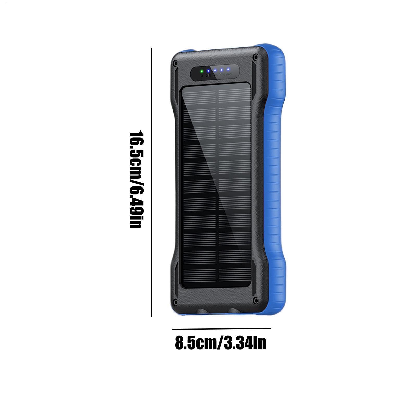 Caricatore solare 10000mAh Escursionismo Banca impermeabile di potere