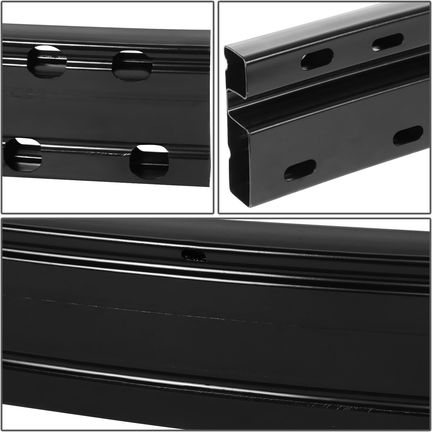 Auto Dynasty [Japan/Korea Model] NI1106198 Rear Bumper Reinforcement Steel Impact Face Bar Compatible with Nissan Rogue 2019-2020, Black