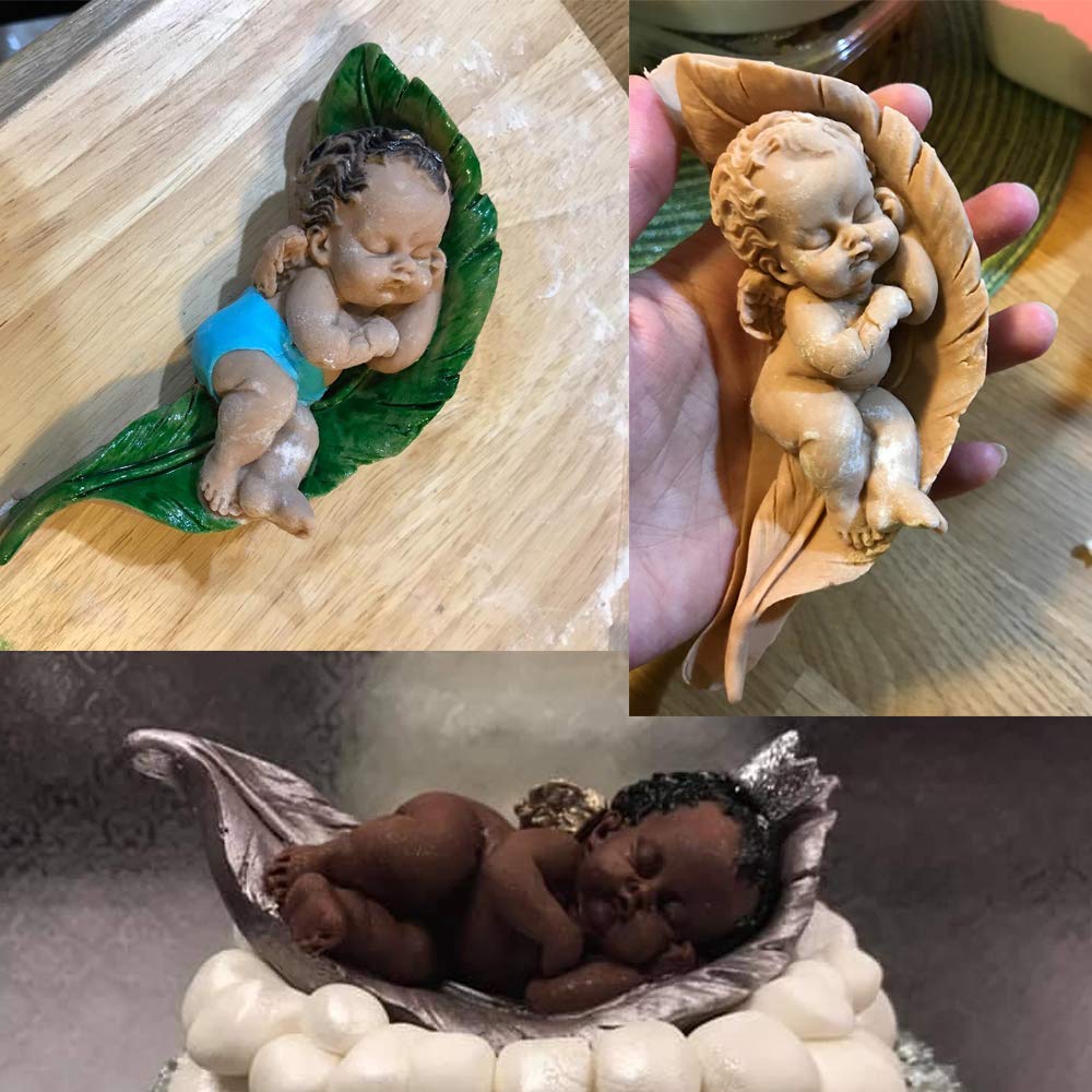 Hwint Big Angel Moule à Gâteau En Silicone Pour Baby Shower