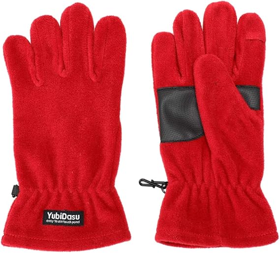 メンズ手袋 フリースアウトドアグローブ Yubidasu すべり止め付 タッチパネル対応 グローブ 通販