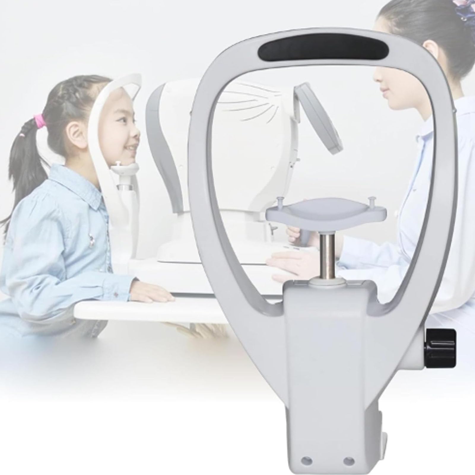 Regulowana podpórka podbródka do automatycznego refraktometru – akcesoria optometryczne z pokrętłem regulacyjnym do treningu wzroku i wsparcia
