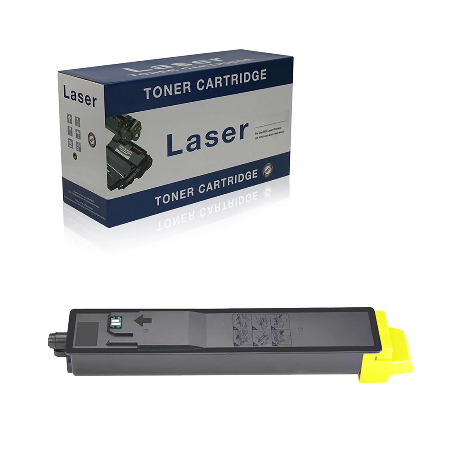 Compatible Toner Cartridge Replacement for Kyocera TK-8115 TK-8115K TK-8115C TK-8115M TK-8115Y for Use with Kyocera Ecosys M8130CIDN M8124CIDN Printer,Yellow