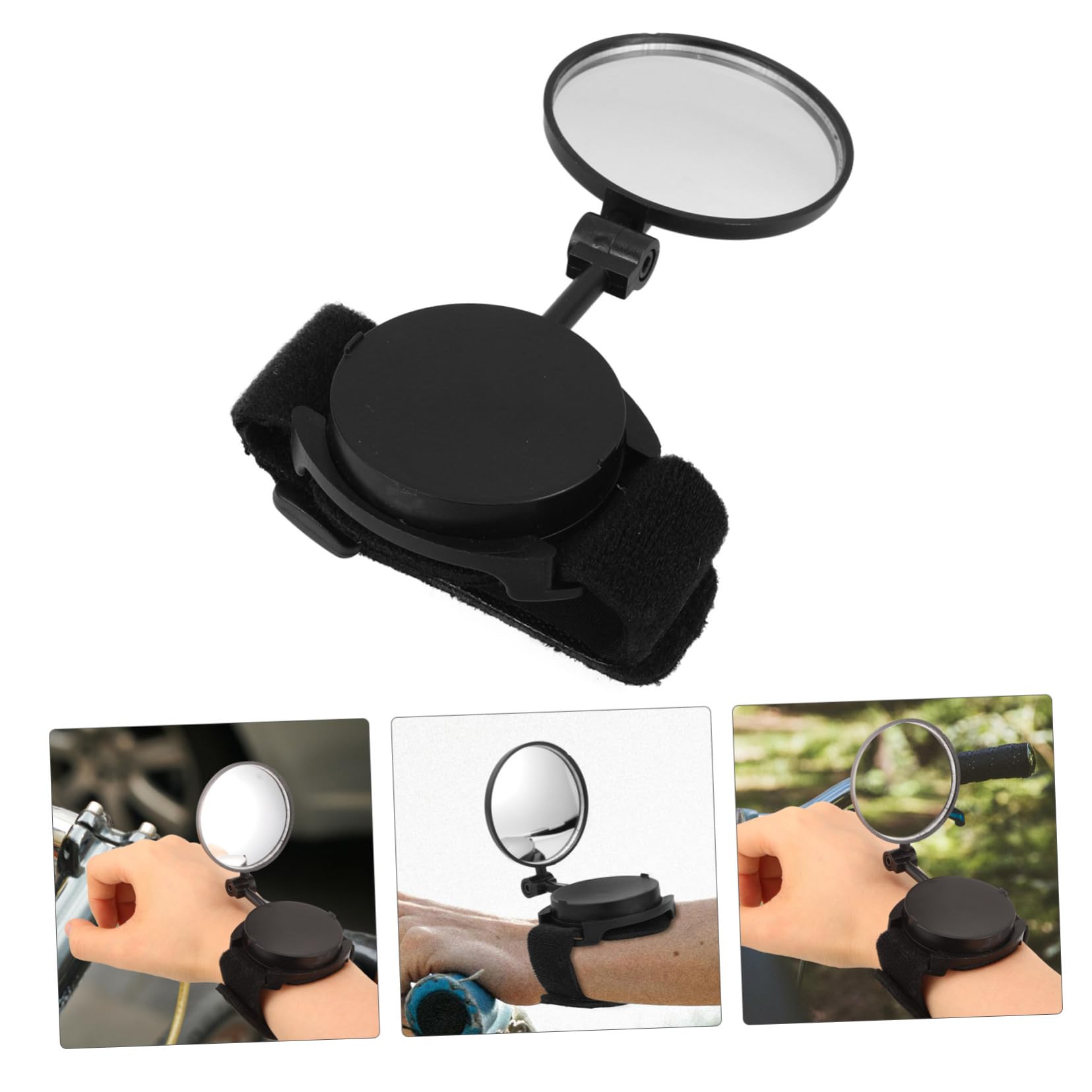INOOMP 5pièces Rétroviseur De Poignet Pour Vélo Miroir Arrière Sangle Accessoires De Cyclisme Portables Pour Sécurité Montagne Et Route