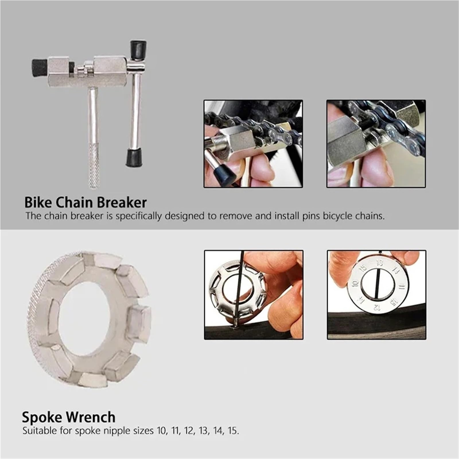 Kit Portátil De Reparación De Pinchazos De Neumáticos De Bicicleta, Multiherramienta Con Bomba De Aire Y Bolsa De Almacenamiento For Mantenimiento De Ciclismo(Set3)