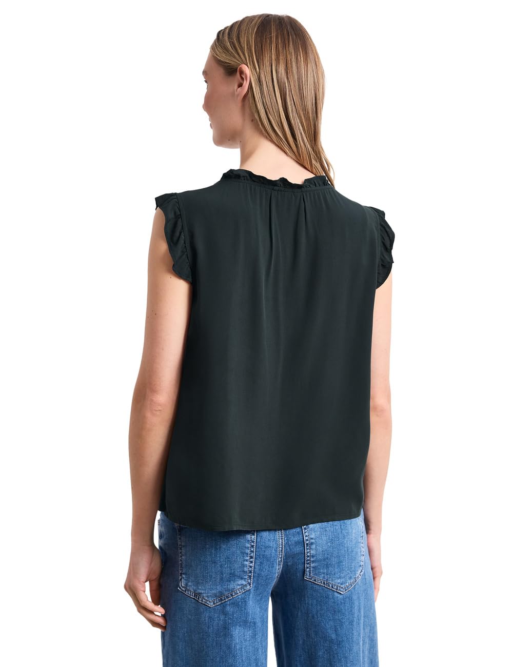 Street One 3413227 Blusa con Volant Donna (Pacco da 1)