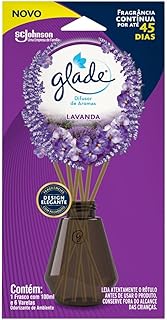 Glade Difusor de Ambiente, Lavanda, 6 Varetas, 100ml - Produto 6 mais recomendado com 4.6 estrelas