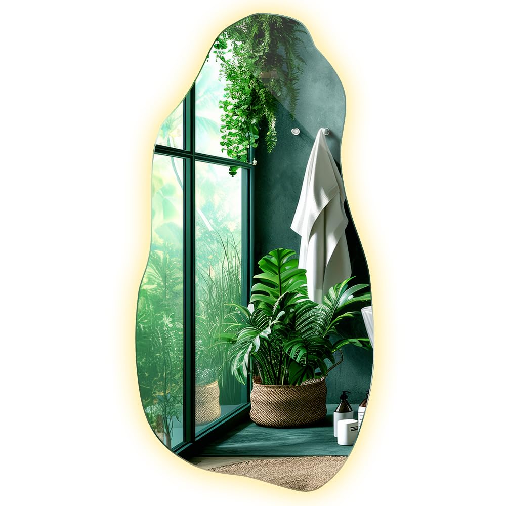 Specchio led 45x90 cm retroilluminato touch screen luce neutra | Luna