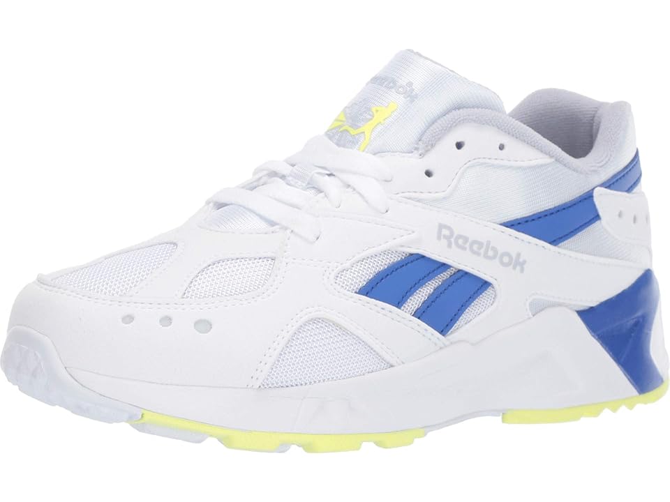 

Reebok Kids Aztrek (Big Kid) (White/Grey/Cobalt/Lime) Boys Shoes