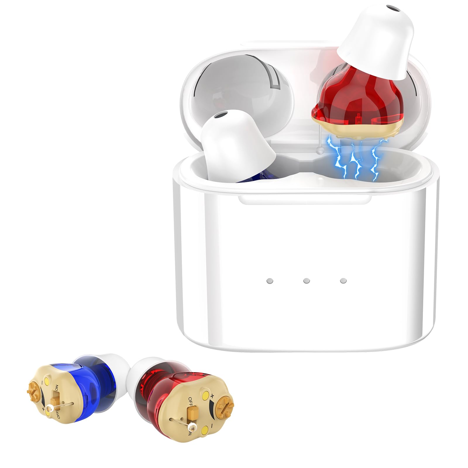 Rechargeable Digital Hearing Aids 2-Channel