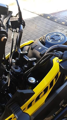 Miniatura 4 de GY-vStrom250.35S - Elevadores para manillar de motocicleta para SUZUKI VSTROM 250, color negro