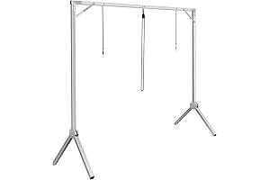 iPower Foldable Adjustable Light Stand, 4 Feet Tall Support Rack for Plant...