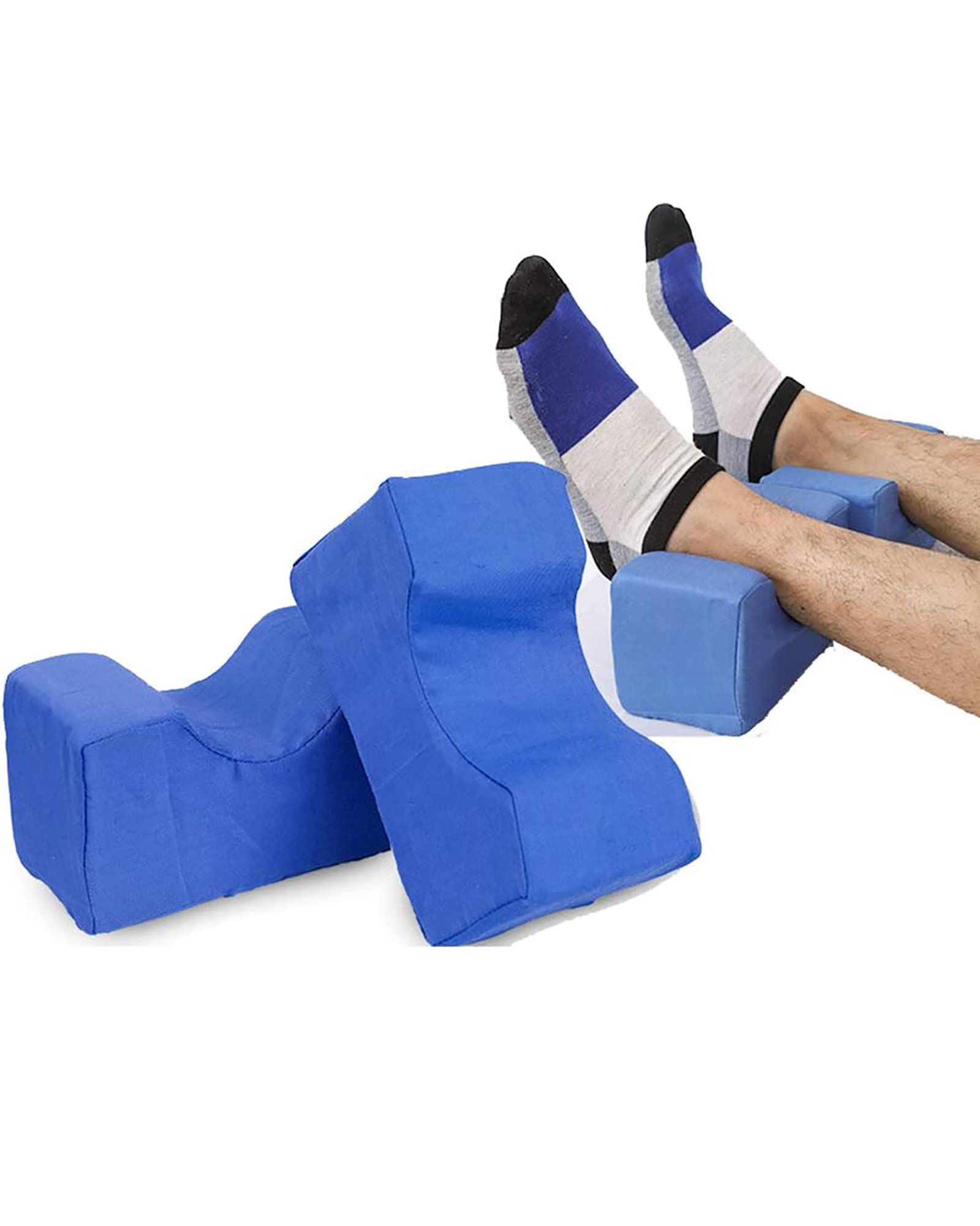 Cuscino elevatore per piedi confortevole Cuscino per poggiagambe per gambe Cuscino di supporto per gambe in schiuma Cuscino per sollevamento Stabilizzatore per piedi per dormire, leggere