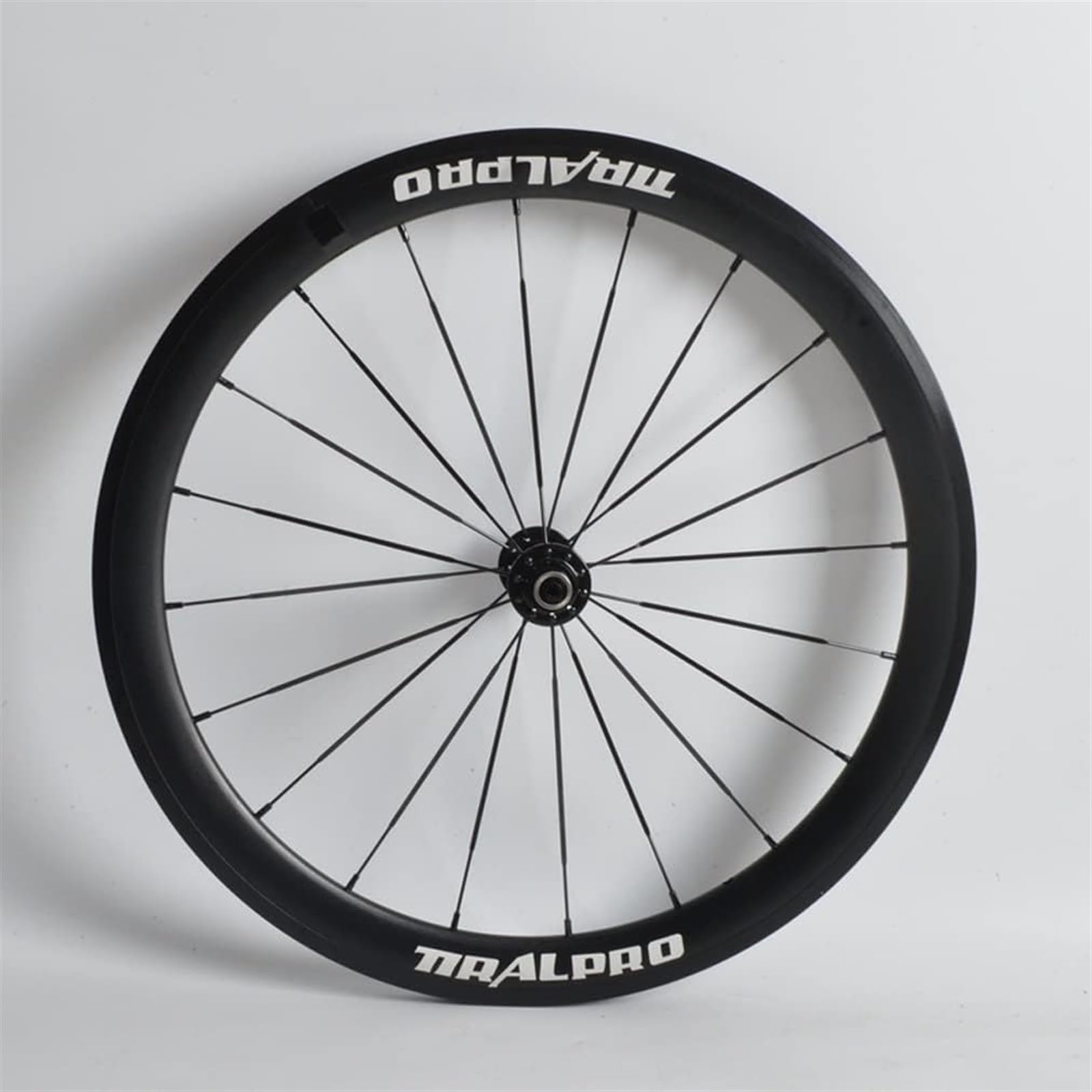 Ruedas Juego de Ruedas for Bicicleta de montaña Llanta de Bicicleta Freno en V Ruedas MTB Perno en buje de Eje sólido (Color: Negro 1 Pieza (Color : 20'' Black)
