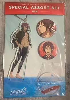 松岡凛 缶バッジ Free! Free! 松岡凛 希少ミニ缶バッジセット