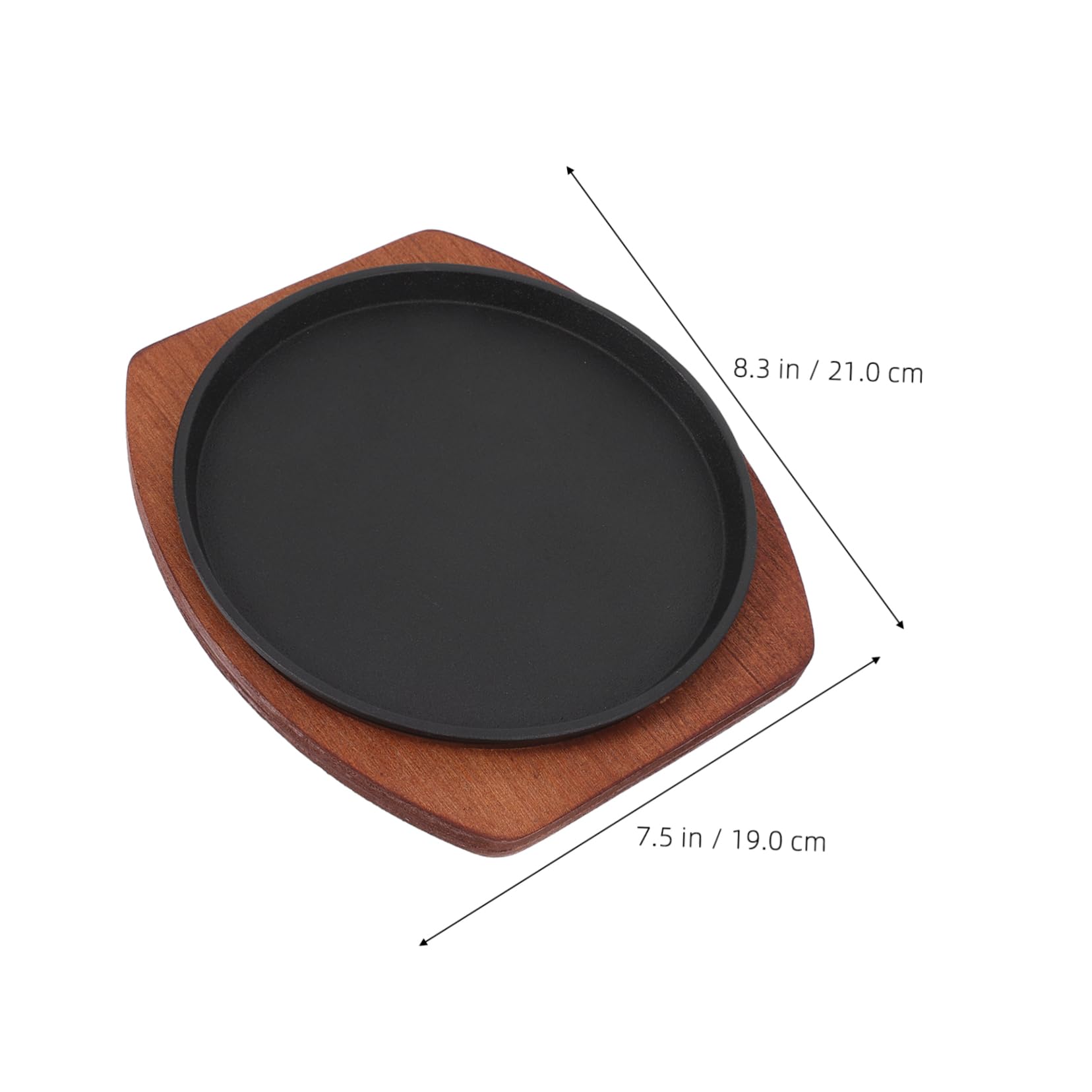 CIYODO 1Pc Non Stick Stovetop Grill Pan Bbq Skillet for Induction Cooker for Cooking Steak Sausages and Vegetables for Indoor and Outdoor Use