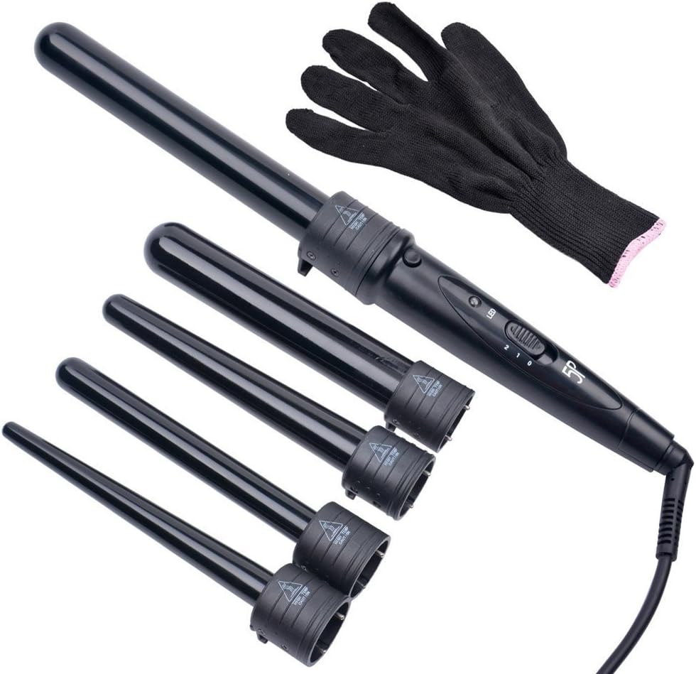 arricciacapelli a barile intercambiabili