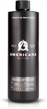 Ceramic Aftercare Soap 16 fl. oz pH Neutral 2-in-1 Car Shampoo for Ceramic Coatings, Made in USA, High Foaming, Safe on All Surfaces, Boosts Hydrophobic Protection