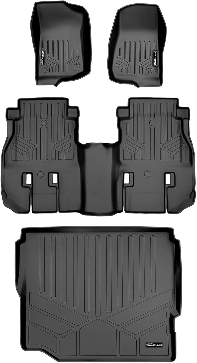 MAXLINER Floor Mats & Cargo Liner Set Black Compatible with