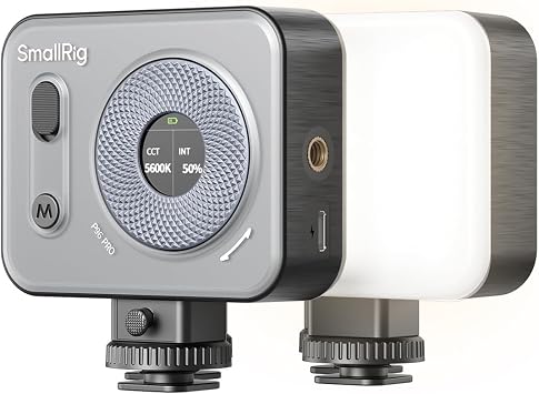 SmallRig Vibe P96 Pro LED Video Light CRI95+, 2500-6500K, 5 Effects Cold