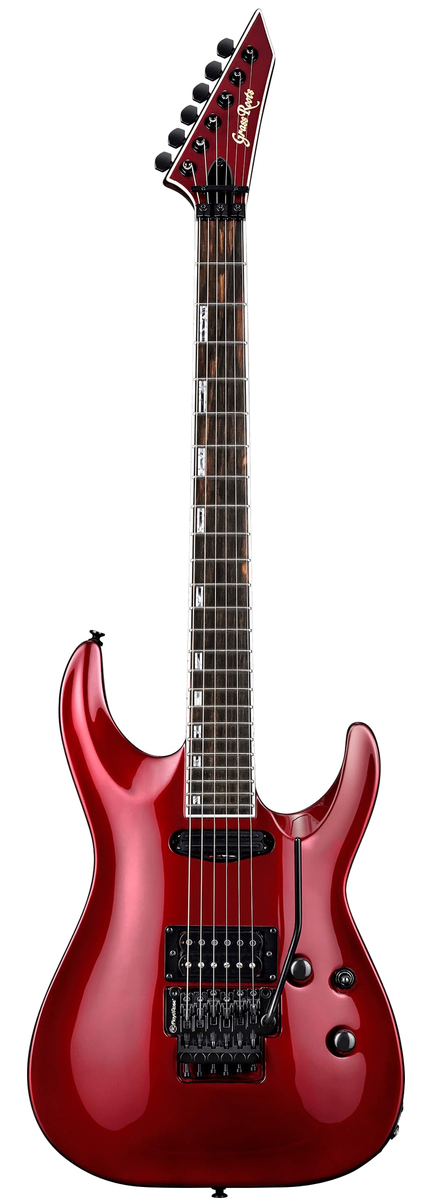 Amazon | GrassRoots G-HORIZON-FR Deep Candy Apple Red エレキ